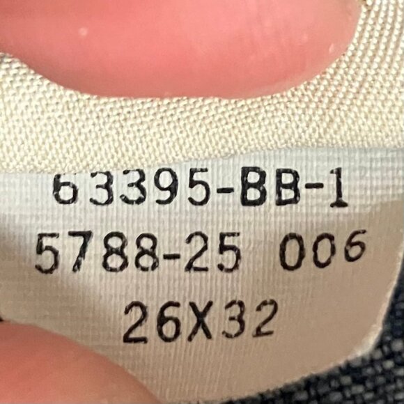 Vintage Y2K Abercrombie & Fitch 1892 Women’s Jeans 26x32 Blue Button Fly Flare - Picture 6 of 12